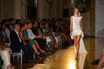 El espíritu heroico de las mujeres, protagonista de los diseños de la 2Âª jornada de GC Colección Bridal (Foto TA)